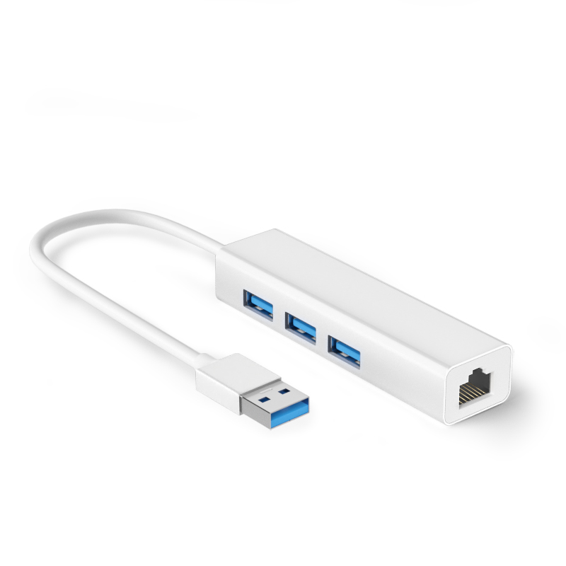 USB3.0转百兆网卡+USB3.0HUB （S81系列）