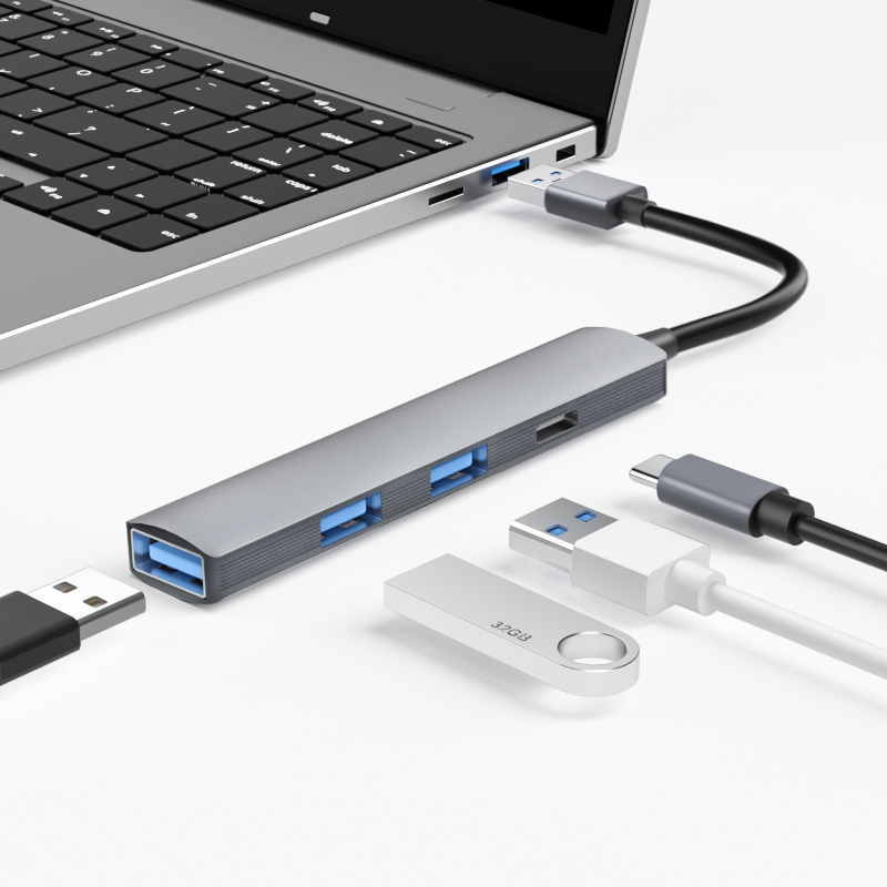 4合1 USB TO HUB(2.0USB*3+ C)（K21-A系列）