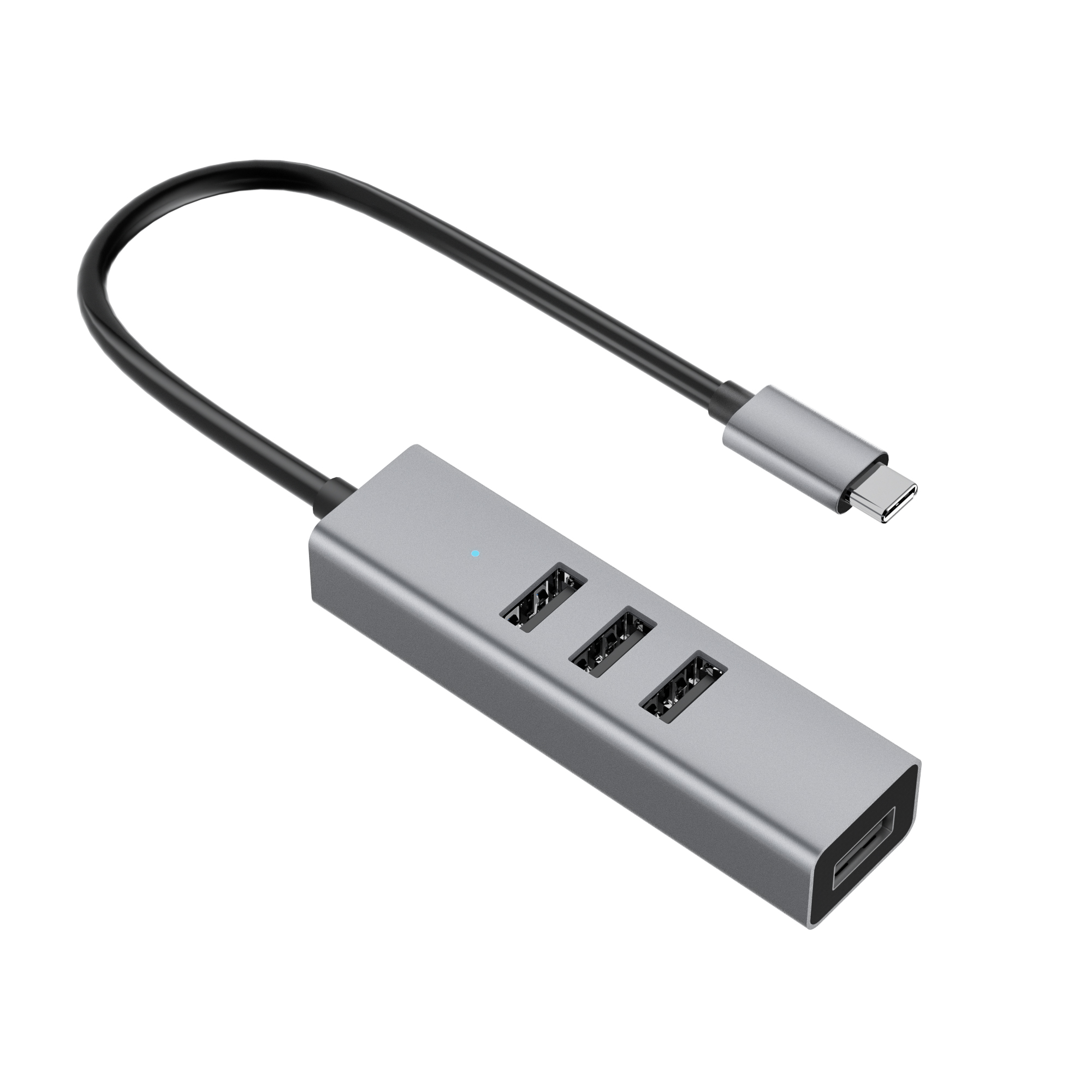 Type-C2.0转四口USB2.0HUB分线器（S171系列）